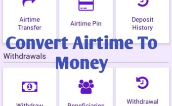 Convert airtime to cash
