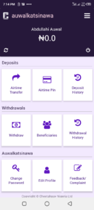 Convert airtime to cash